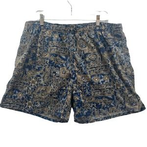 Bert Pulitzer Sport Swim Trunks Shorts Men's Sz XL Collector Edition Blue